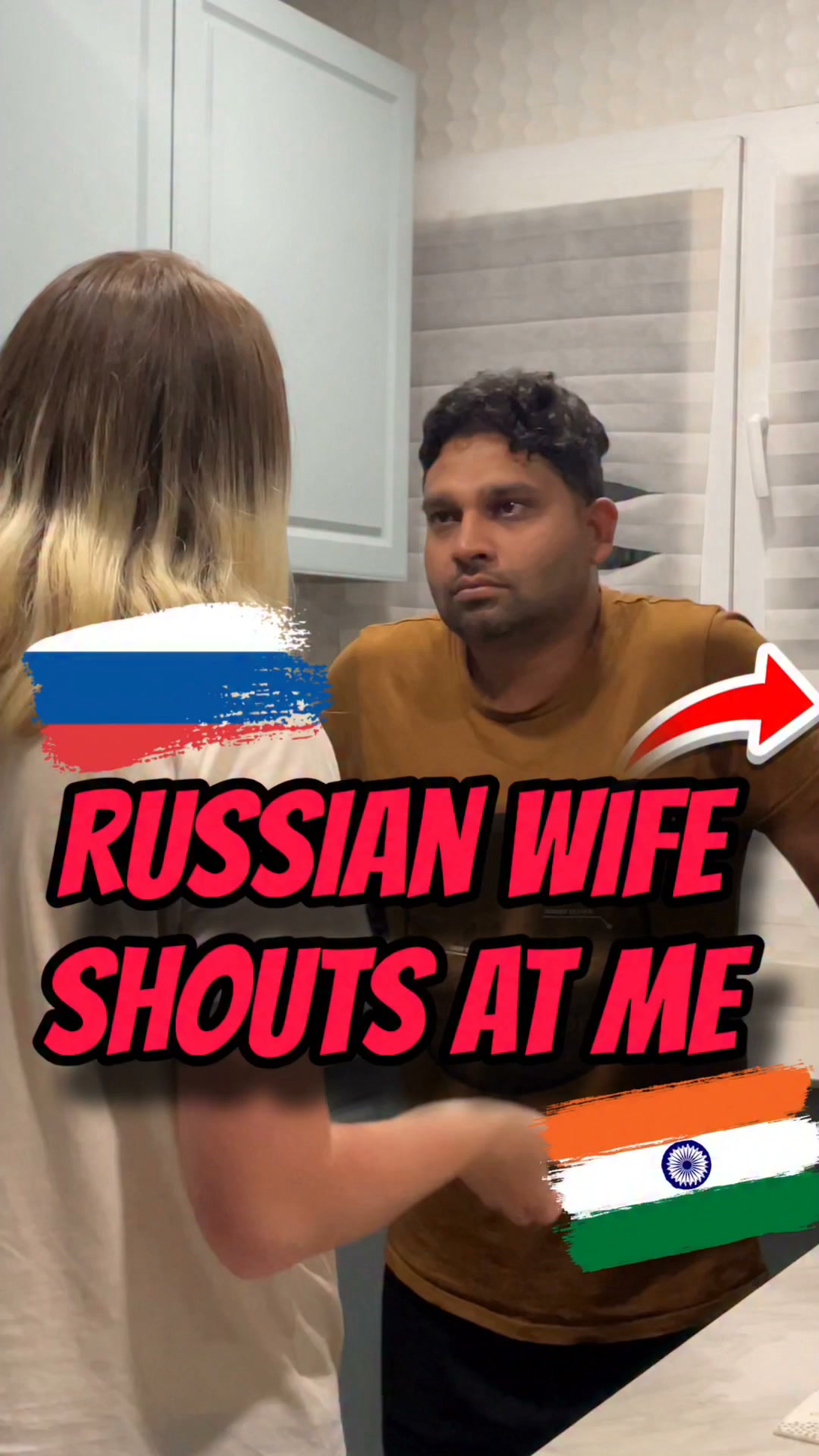 When she shouts at me…—>until the end😂😂 check his patience 🇮🇳❤️🇷🇺 