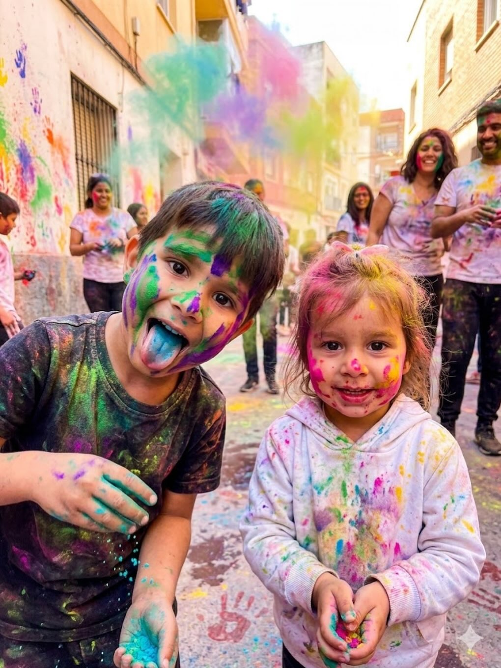 Happy Holi! 🩷💜💙🩵💚💛🧡❤️ @bharatirussijodi