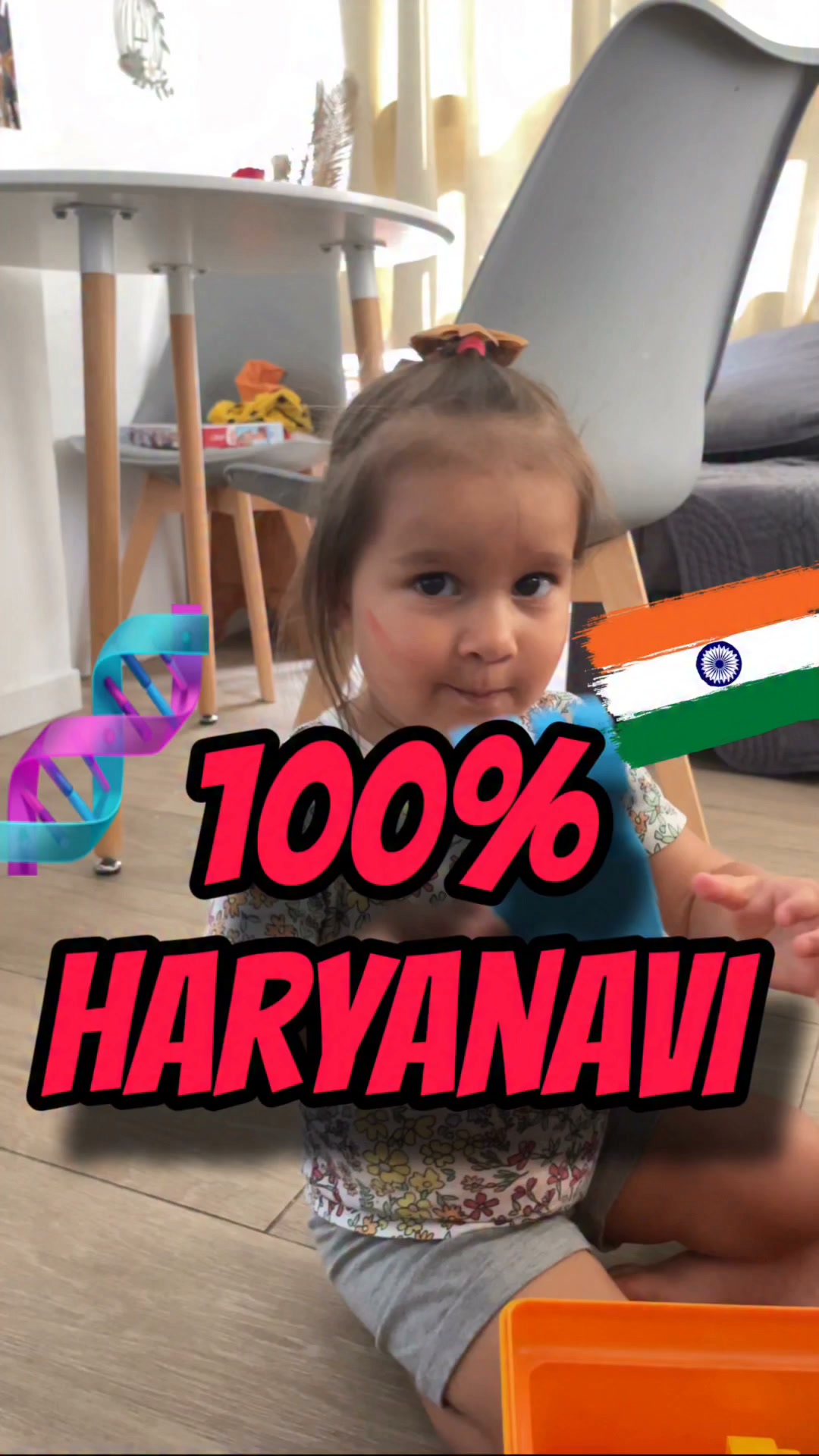 Russian mom+Indian dad= 100% …😂watch to know