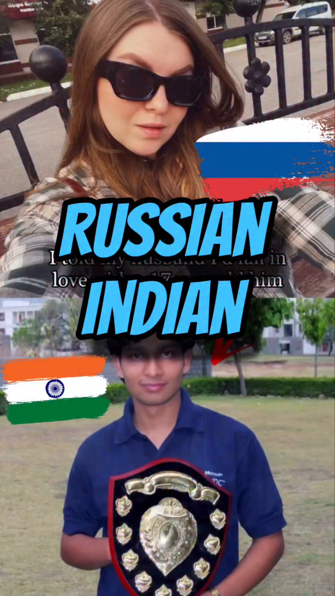 It was love from the first bite😂🇮🇳❤️🇷🇺 
