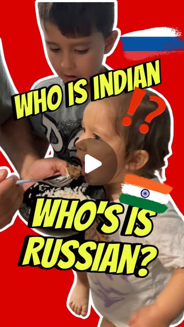 Did you see who inherited Indian genes?😆 🇮🇳❤️🇷🇺 write a comment💌