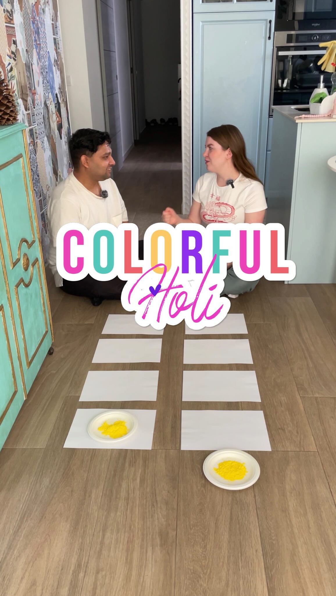 We’re ready for Holi week💪🏼😄 @bharatirussijodi 💋