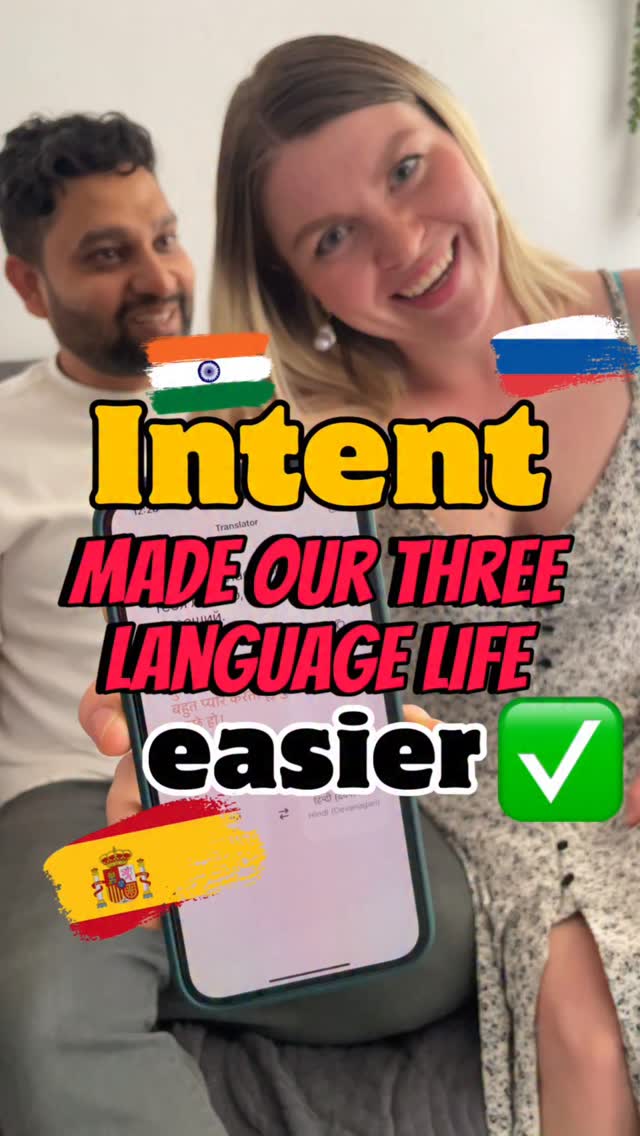 Love has no language… but daily life definitely does 😅🇮🇳🇷🇺🇪🇸
