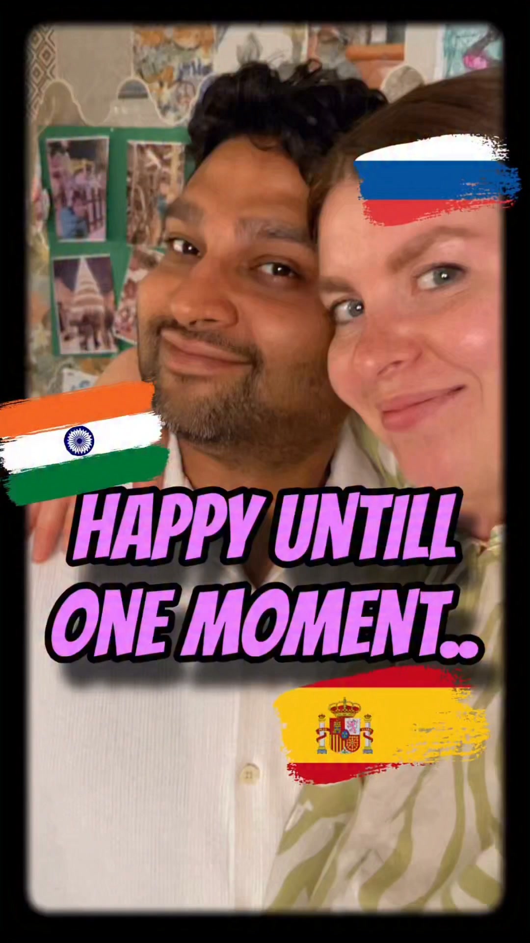 Living happily our dream life in Spain until… 🇮🇳❤️🇷🇺➡️🇪🇸