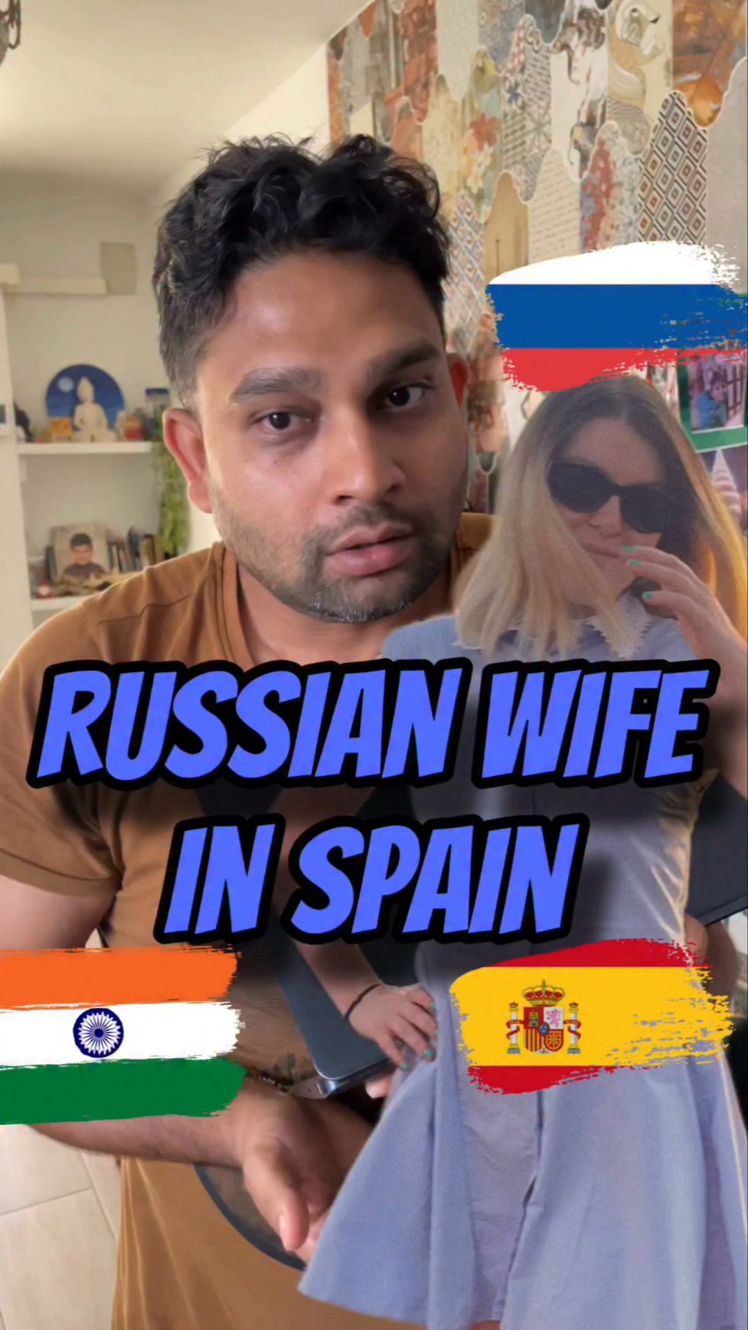 Her appreciation came after she knew the prices..🇮🇳❤️🇷🇺 