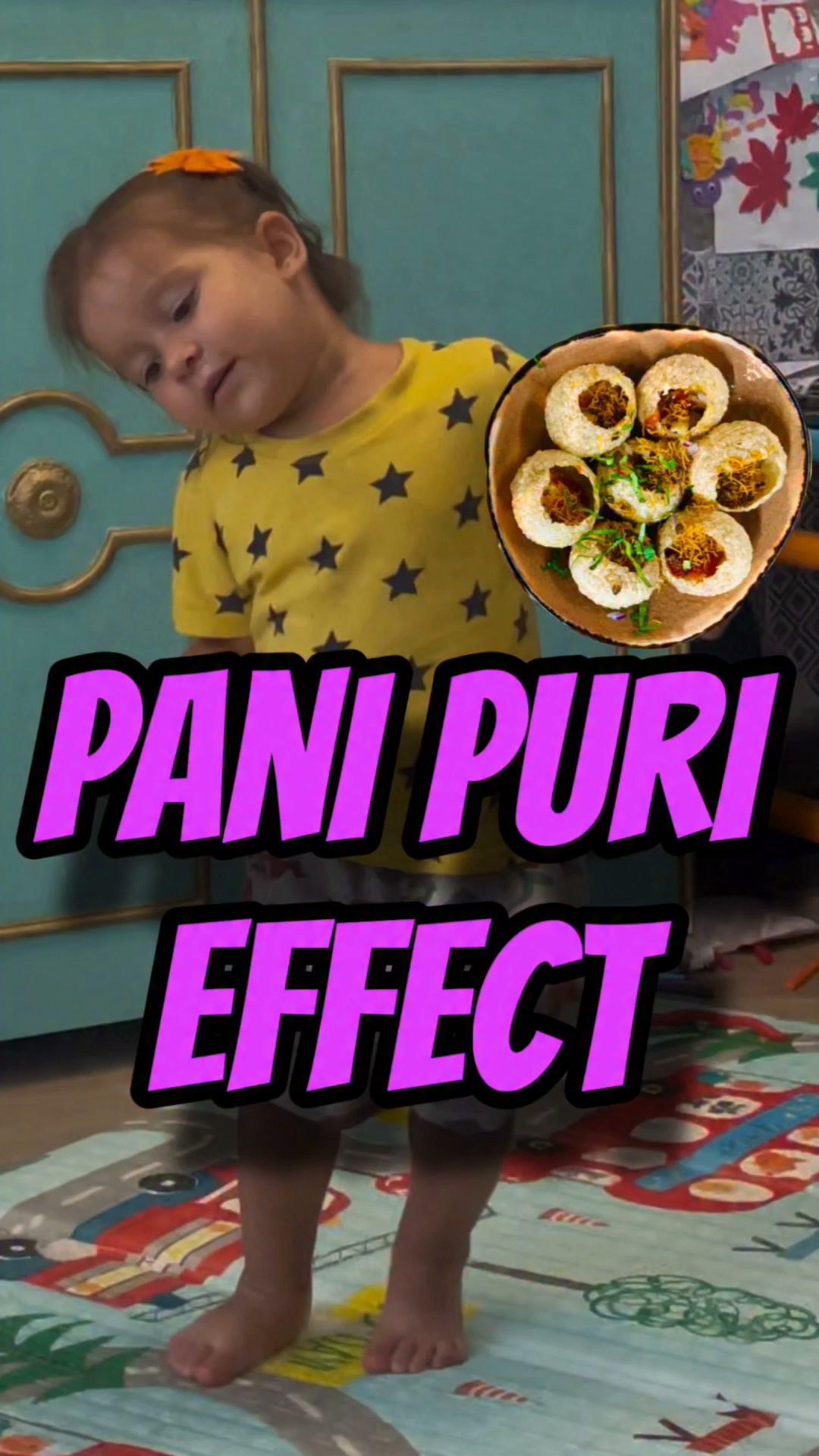 There’s no any Pani puri effect they said… but I think differently..😂➡️ 