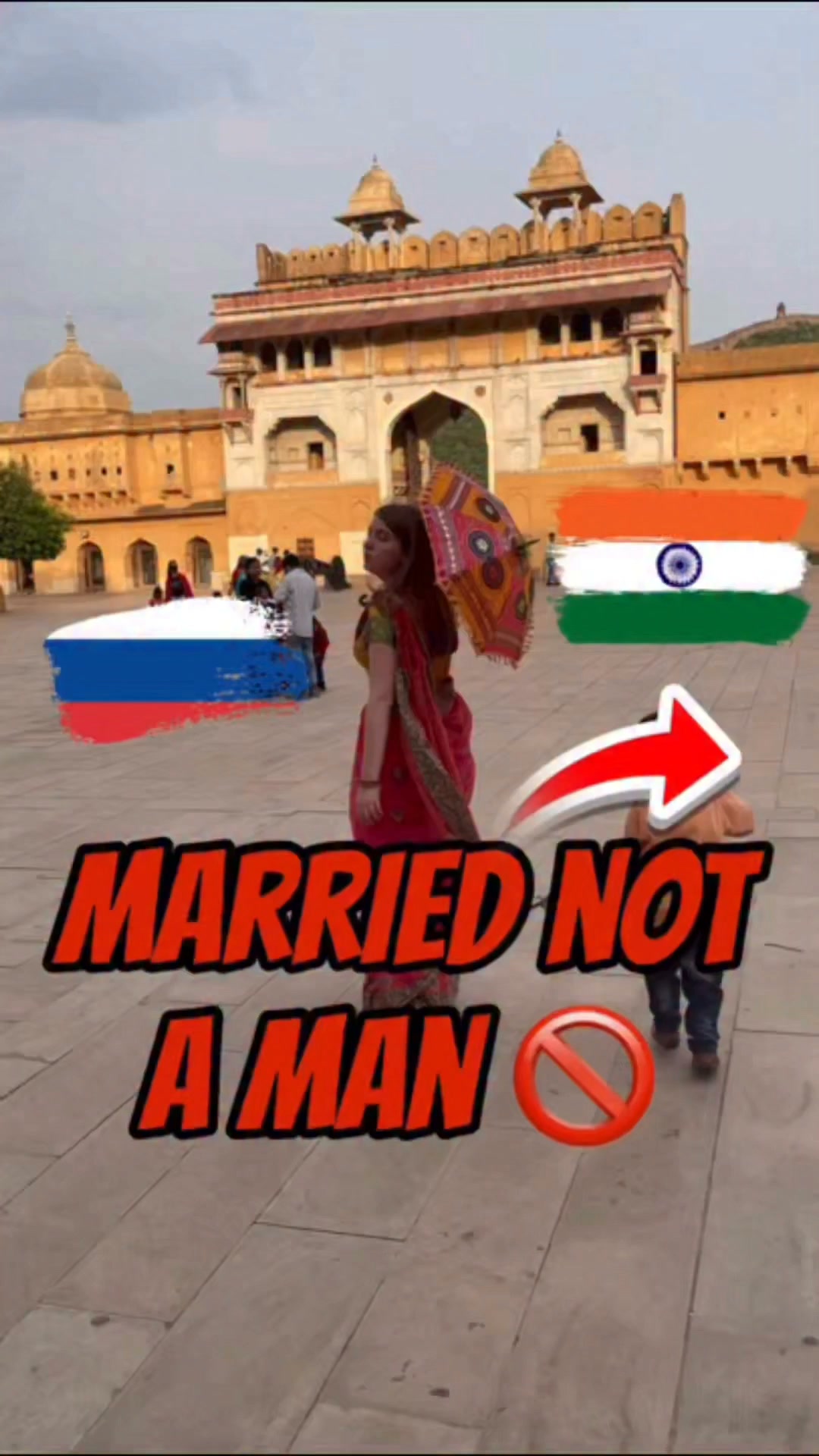 I thought I married a man..turns out➡️🇮🇳❤️🇷🇺 
