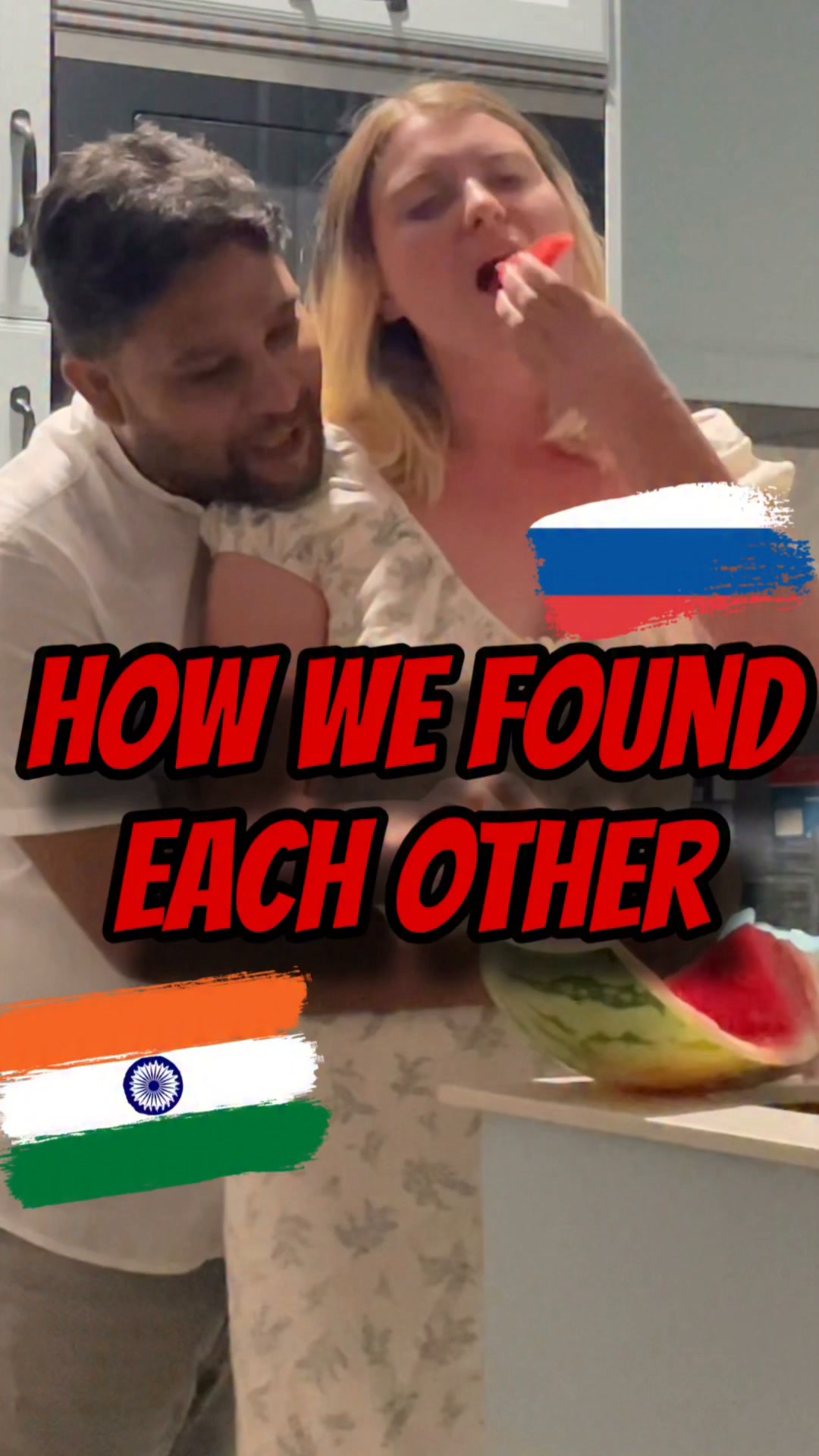 How we found each other🥰🇮🇳❤️🇷🇺