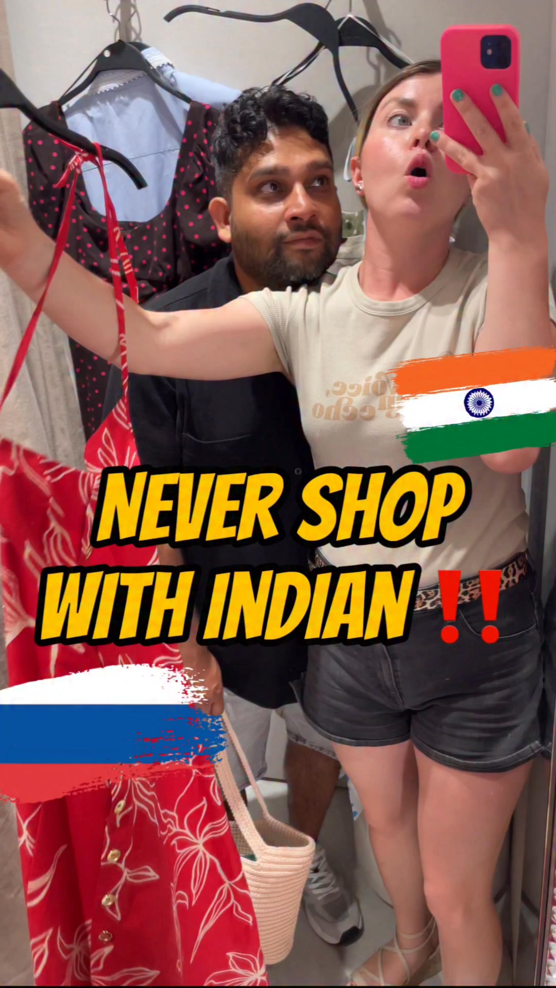 That’s the reason why I like to do shopping ALONE😭🇮🇳❤️🇷🇺 