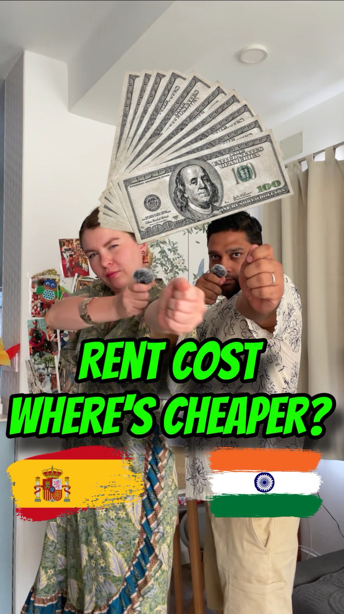 Where is cheaper to rent a flat⁉️ 🇮🇳or 🇪🇸