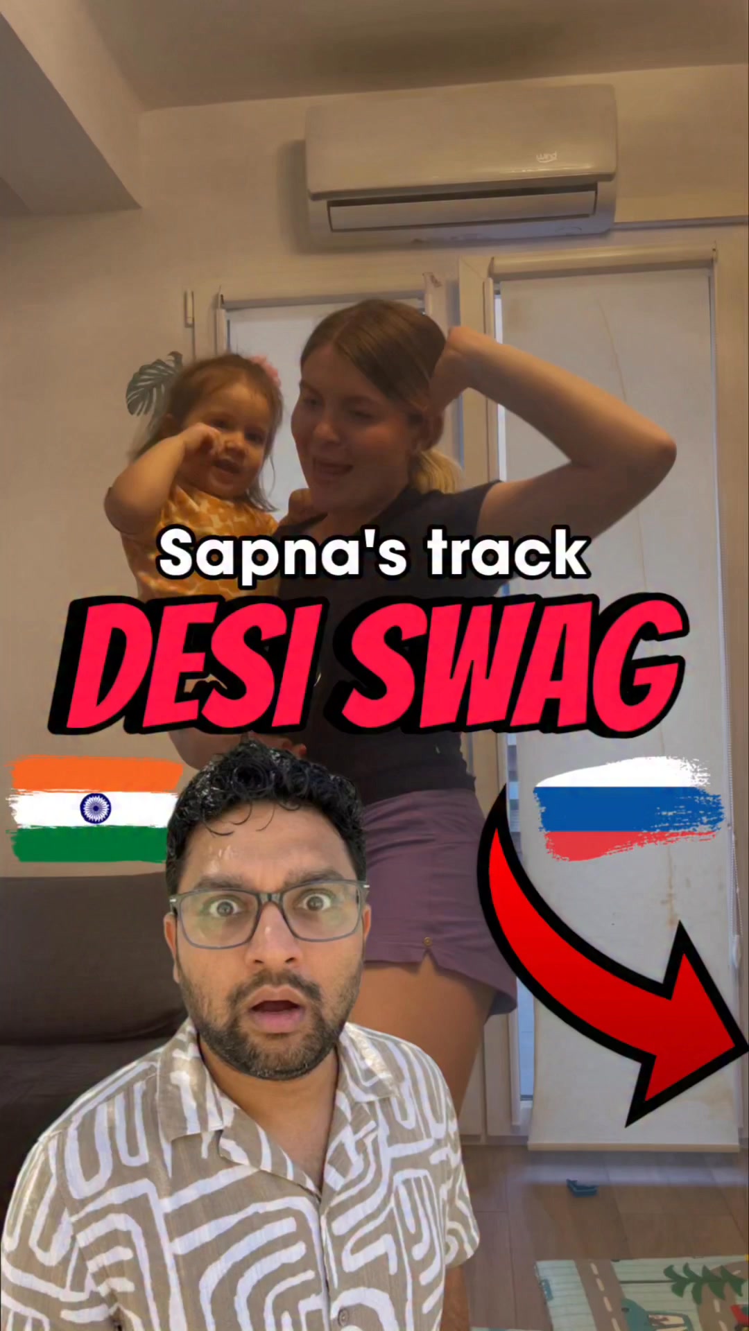 From Russia with Desi Swag! 🇷🇺🇮🇳💃