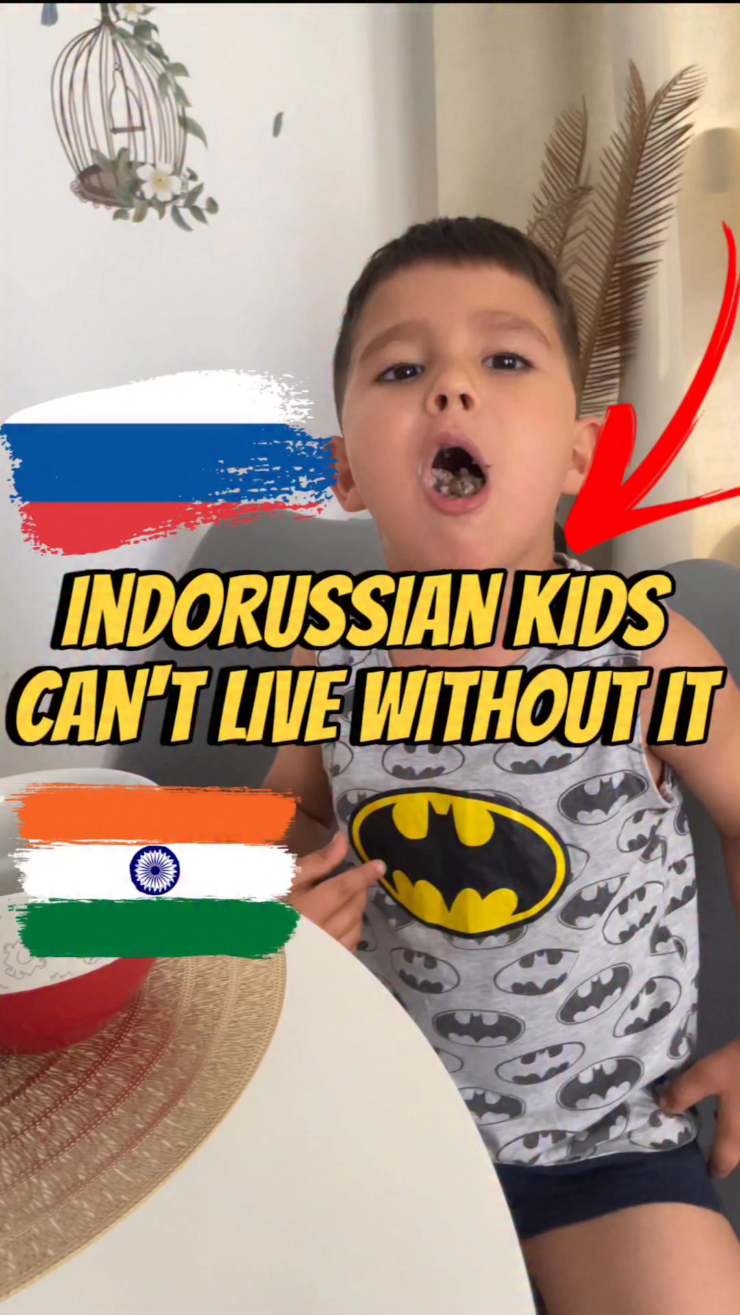 My son will name it in the end because he ADORES it😂❤️🇮🇳❤️🇷🇺