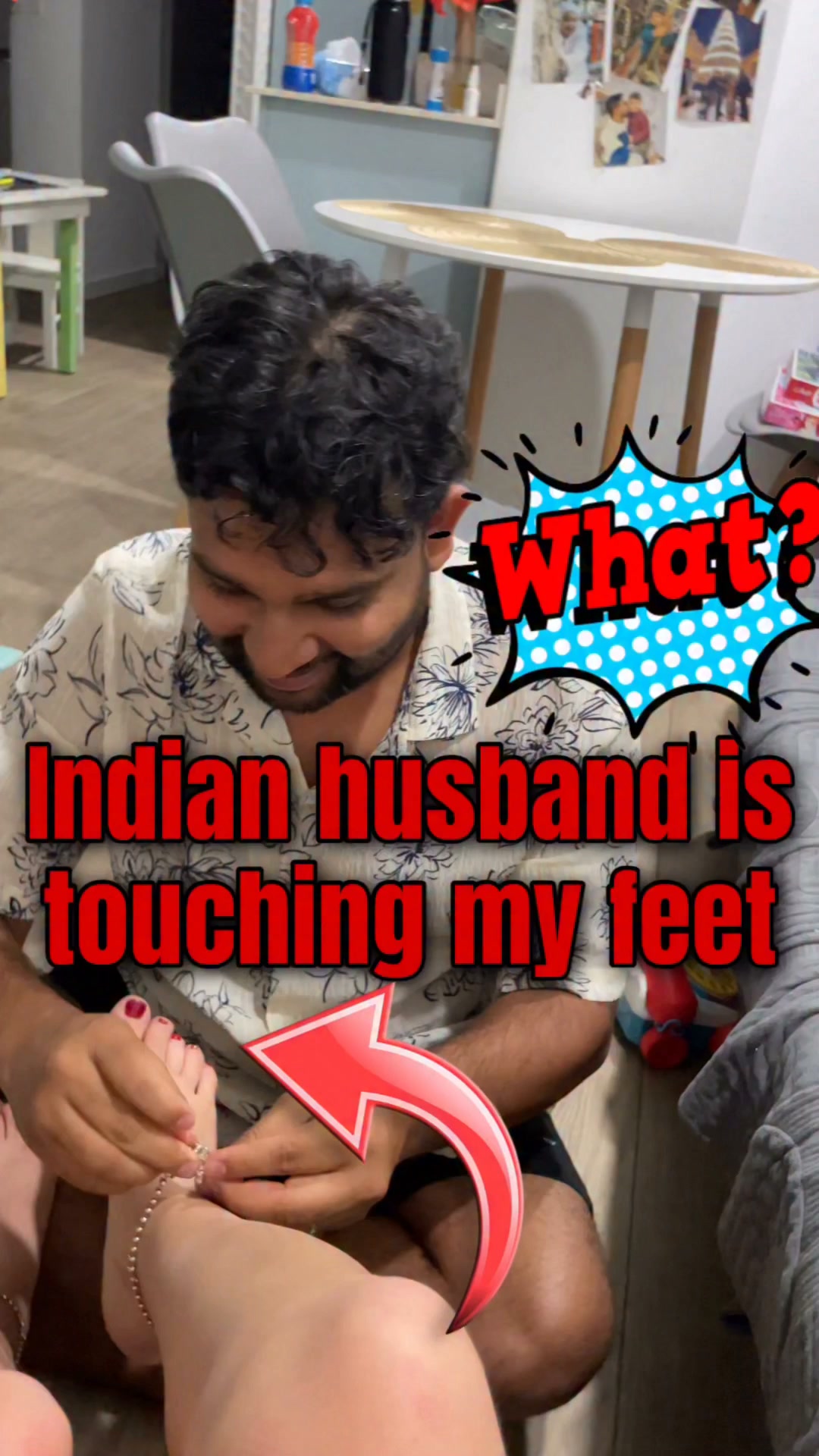 Why my Indian husband is touching my feet? Here’s the answer…➡️ 