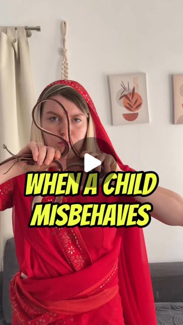 what happens in my culture when a child misbehaves vs 🇮🇳style 🤣 Don’t take it