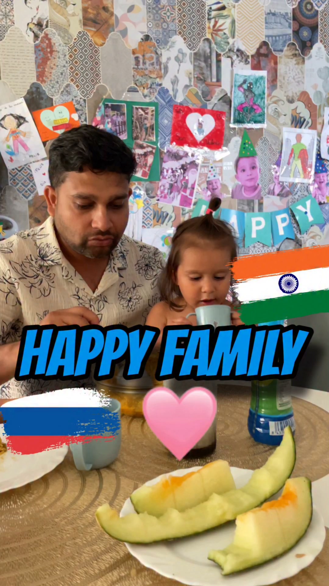 Our small world which we build stone by stone 🇮🇳❤️🇷🇺🥰 