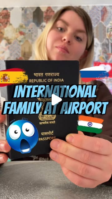 Same family. Same flight. Different passports… different waiting times. 🌍⏳